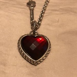 Brighton Red Heart Necklace
